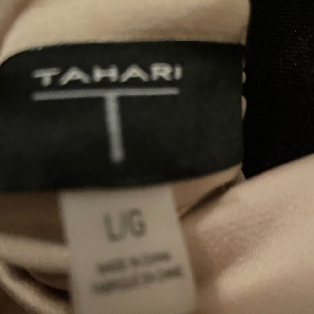 Tahari Elegant Cream Button-Up Pearl Buttons Blouse - Picture 10 of 11